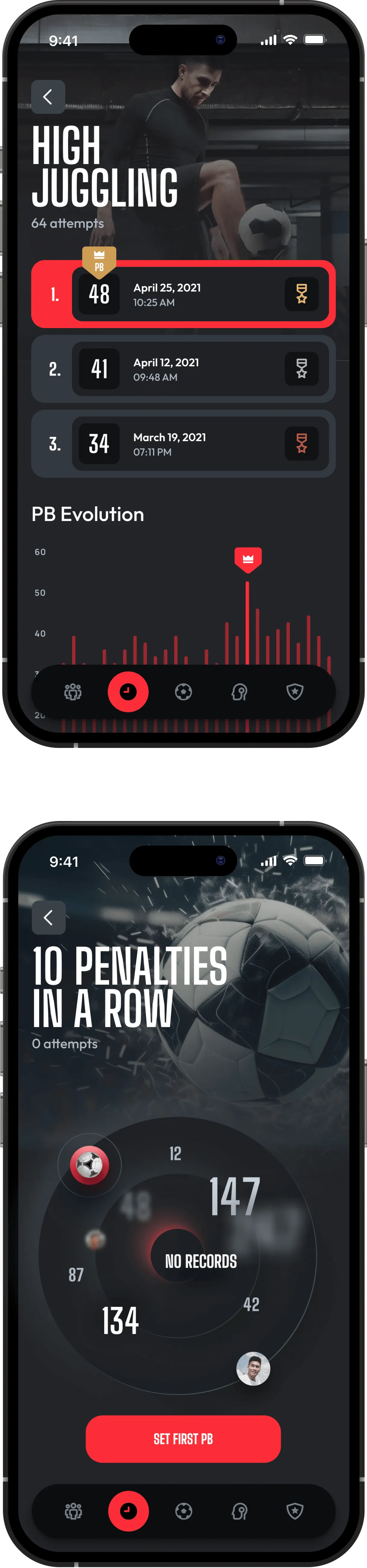 A cell phone screen shows a game with a man on it.