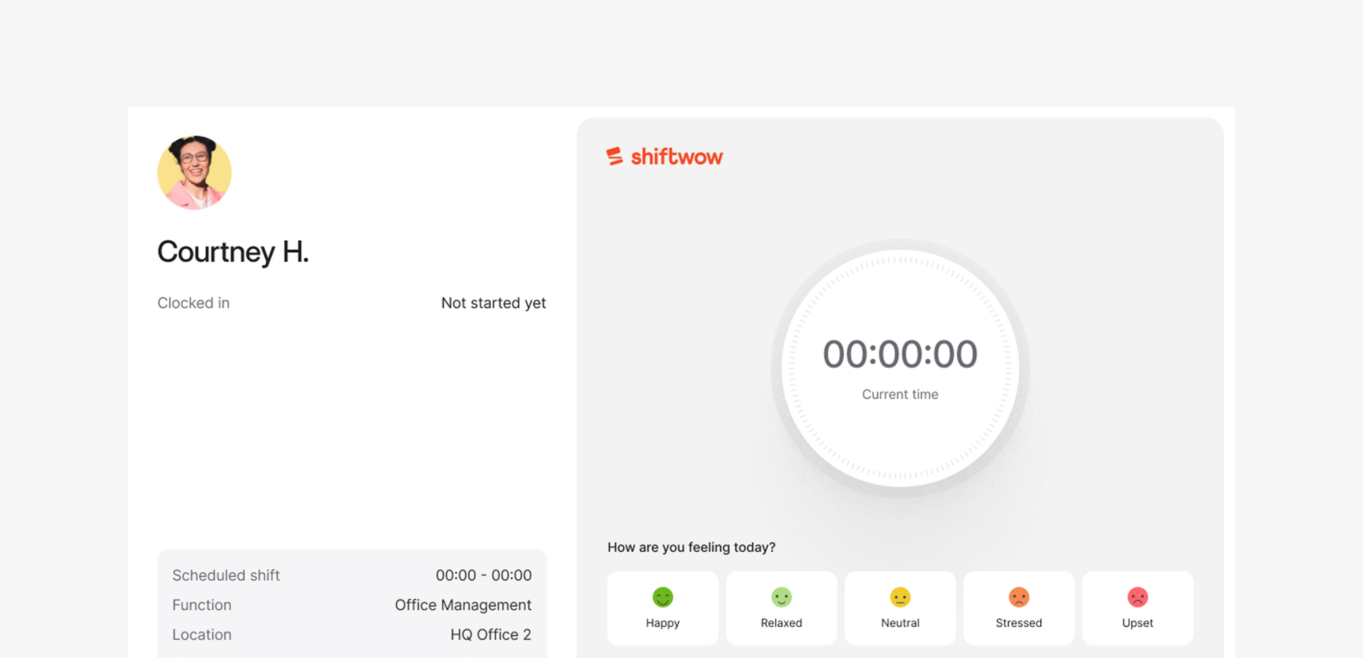 Fintech app dashboard with an account balance