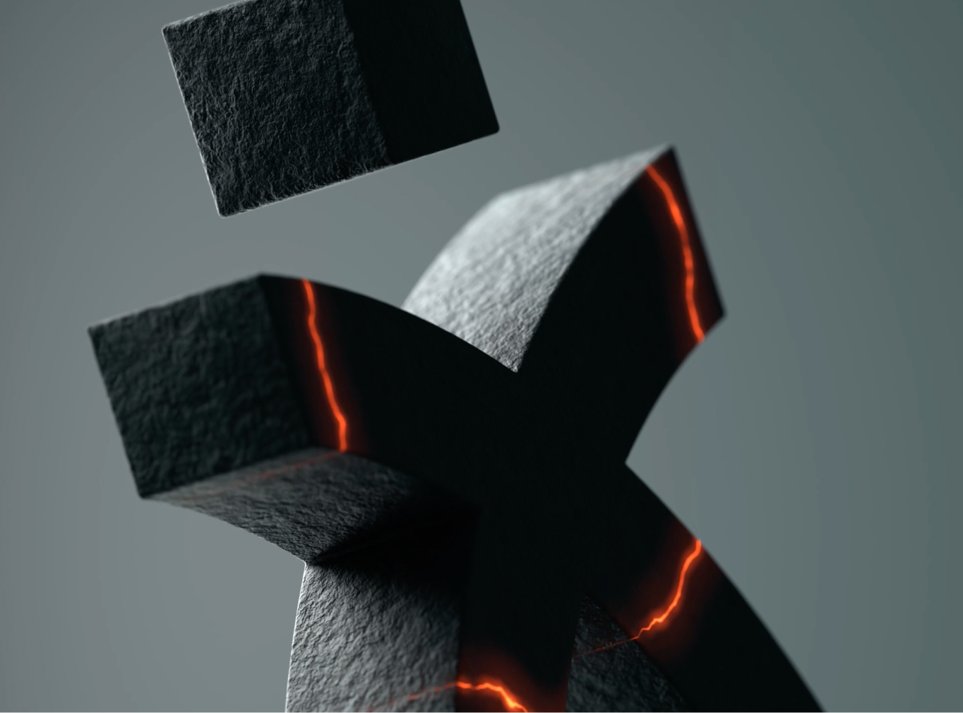 Humanix brand identity with a 3D logo mark