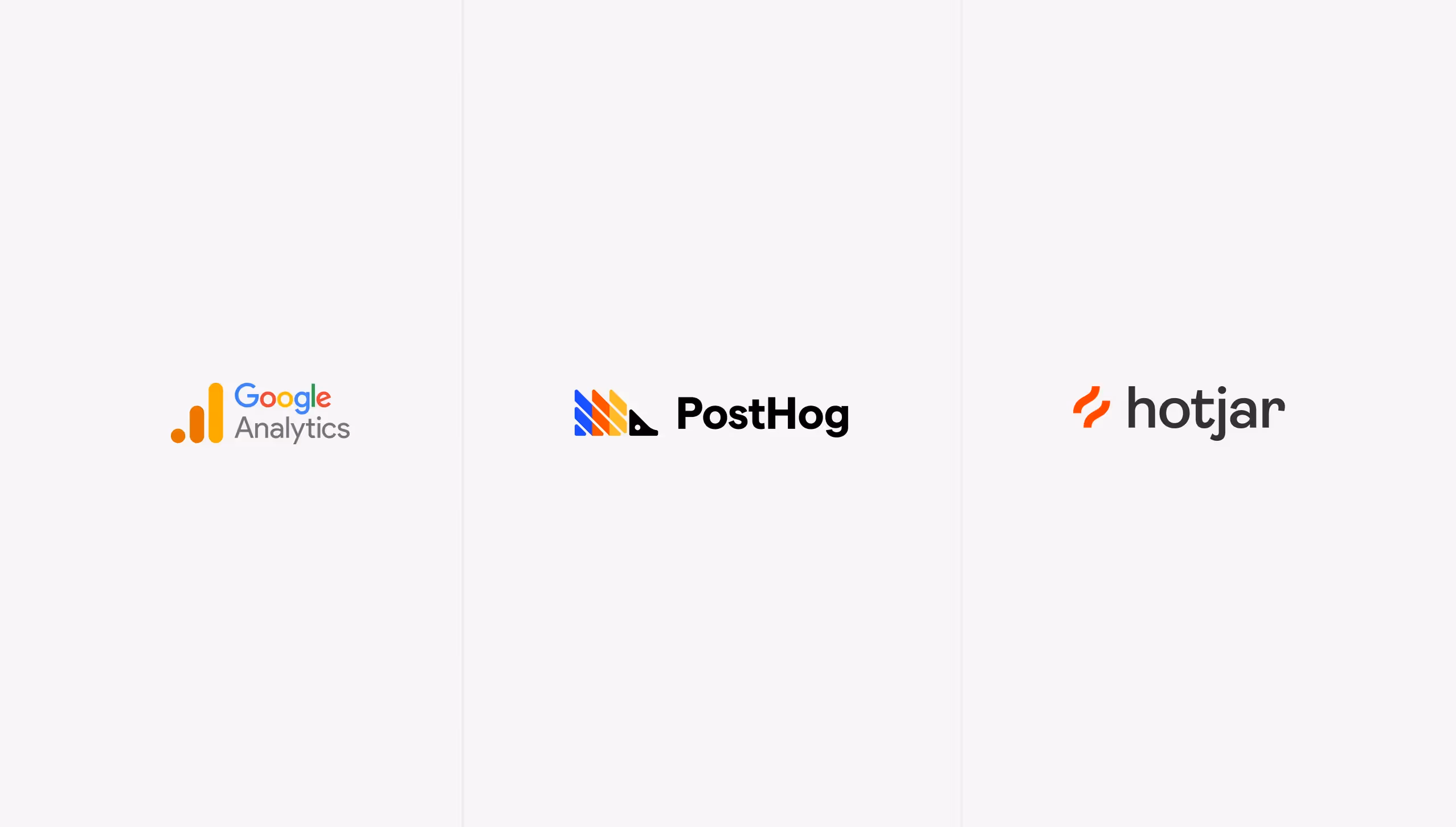 Recommended analytics tools - Google Analytics, PostHog, hotjar