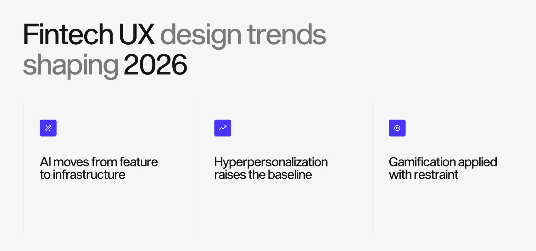 Fintech UX design trends shaping 2026