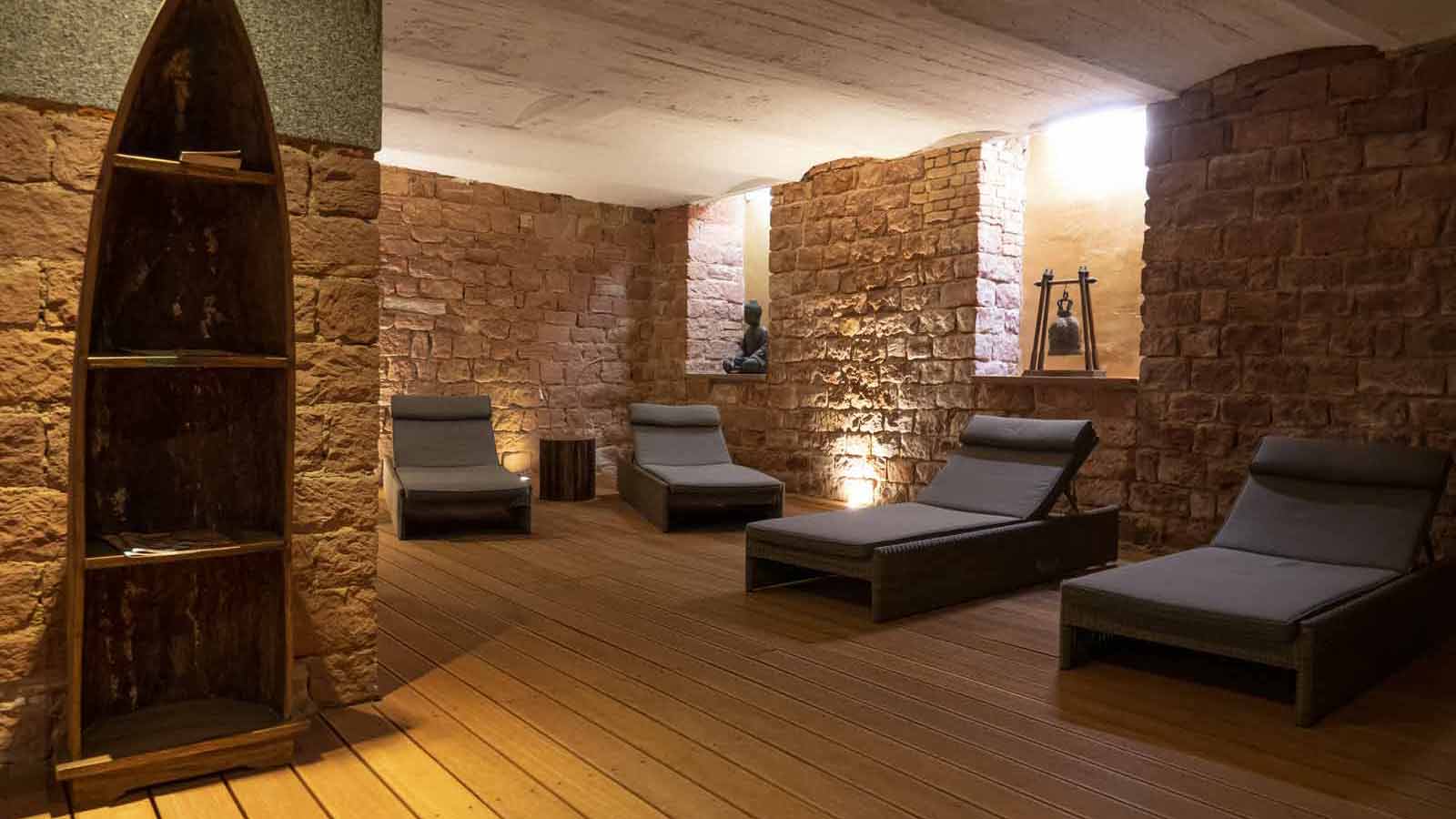 Ruheraum im Wellnessbereich