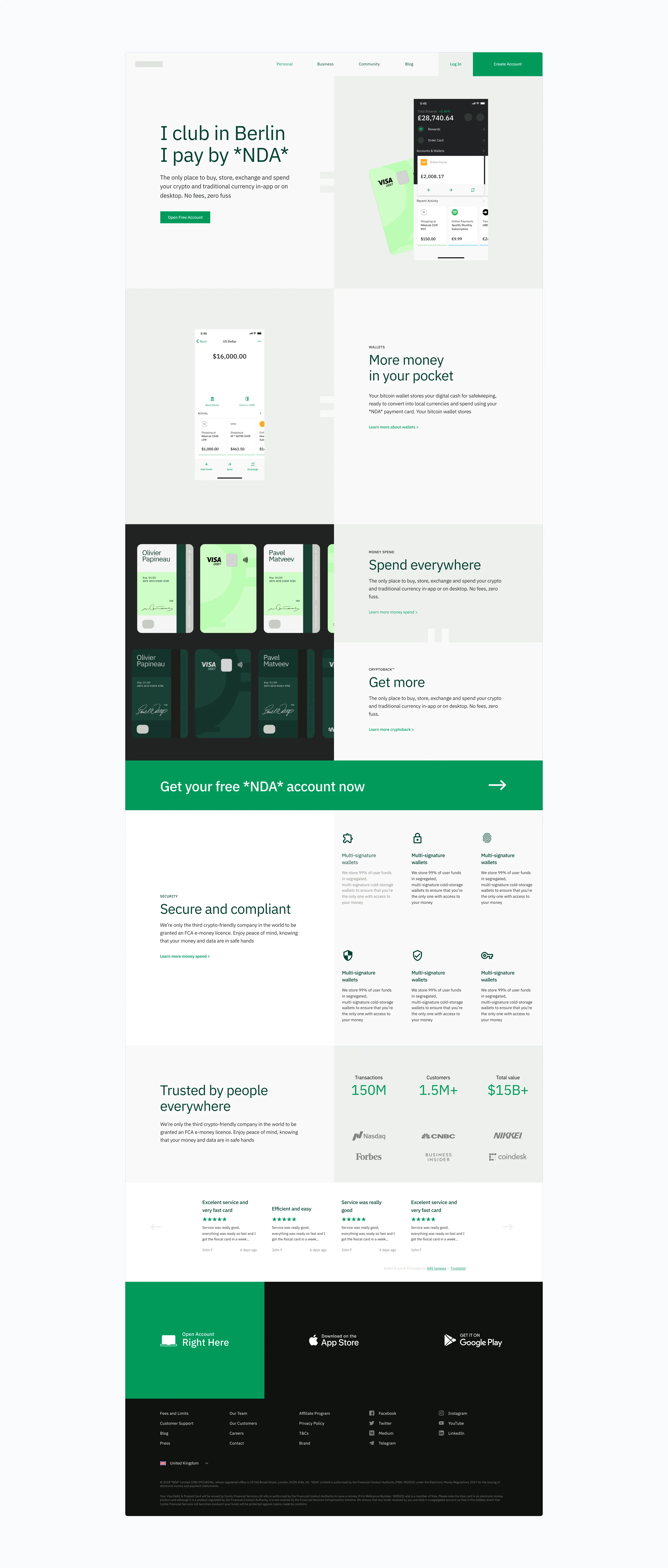 Web interface screenshot