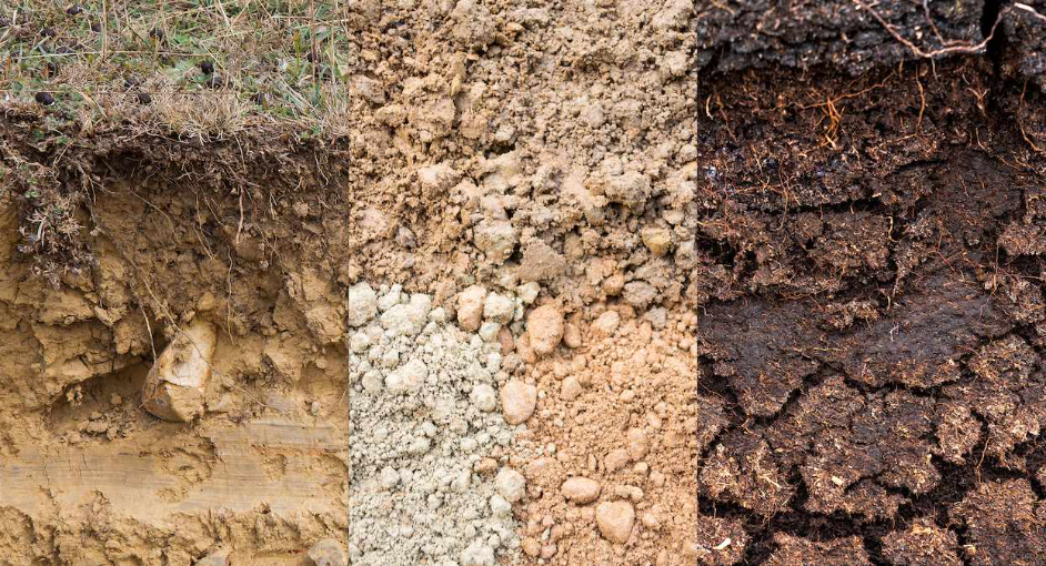 Différents types de sols pouvant nécessiter des fondations sur pieux