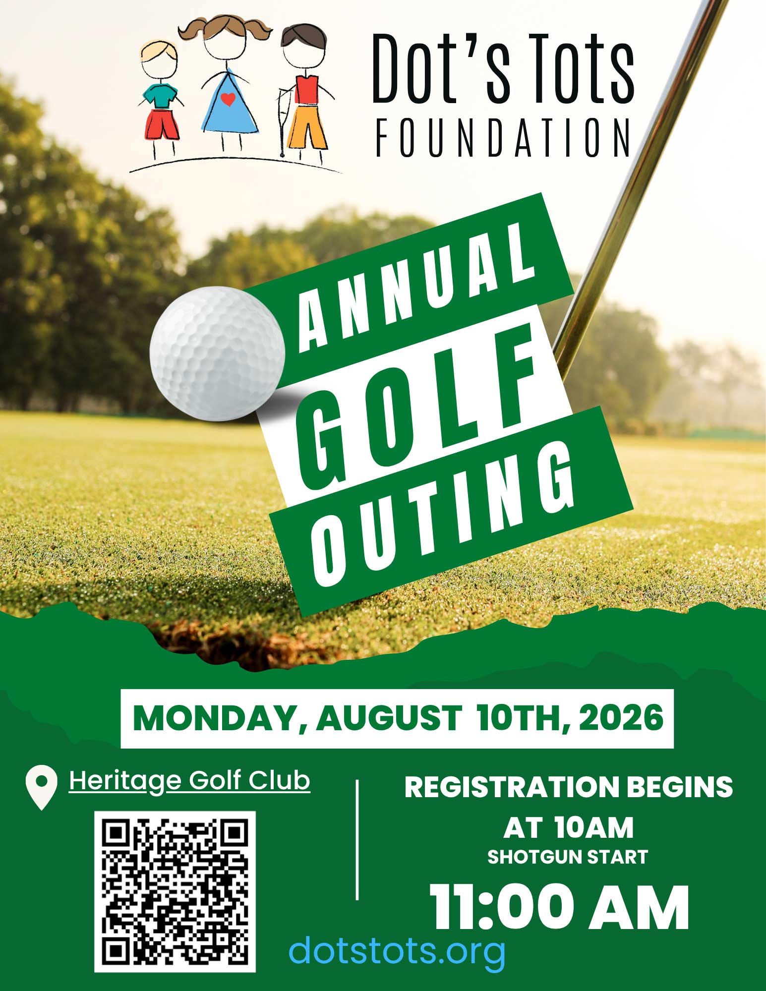 Dot's Tots Foundation Annual Golf Outing 2026