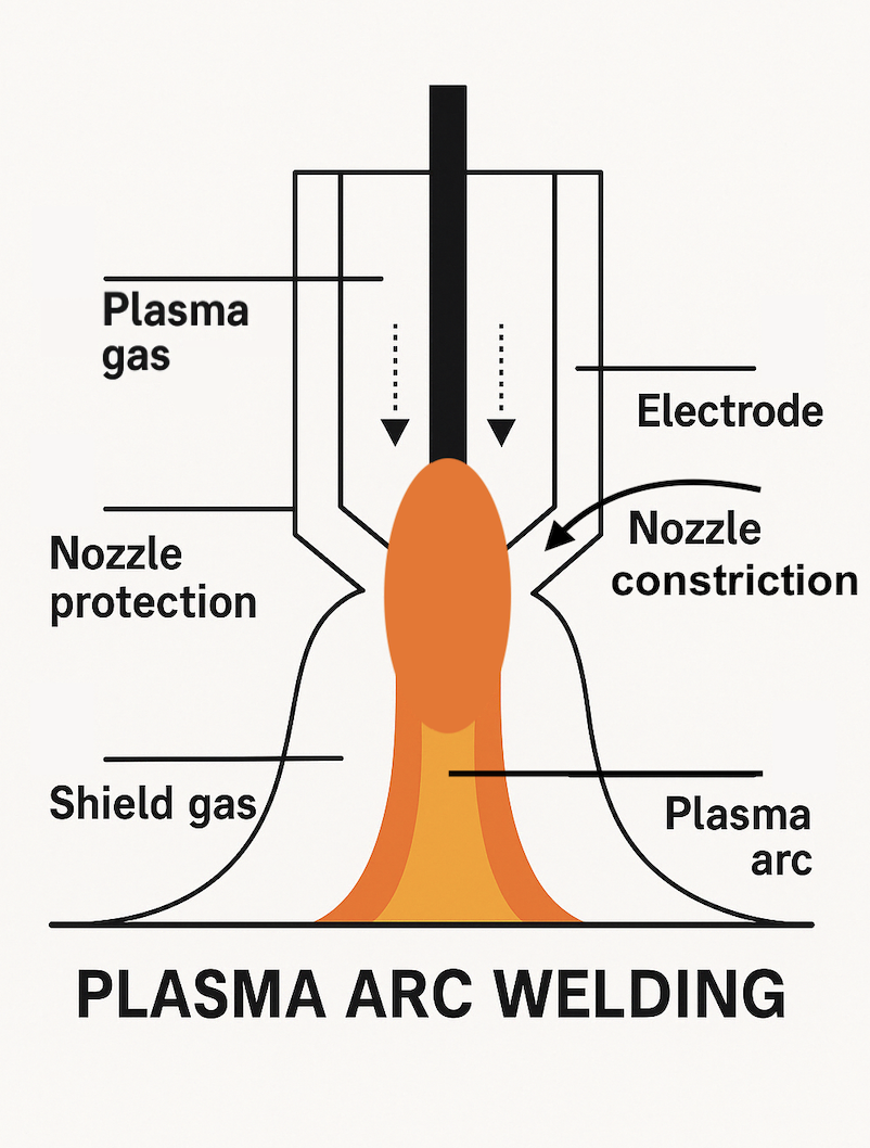 Plasma arc welding