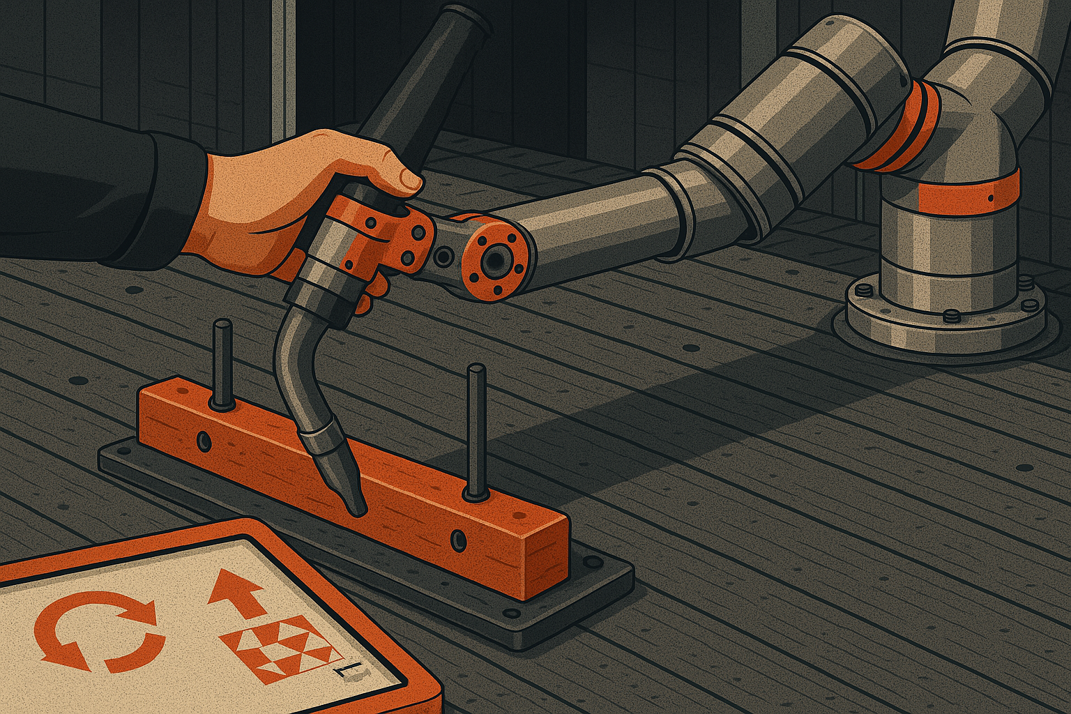 How to set up a cobot welding cell