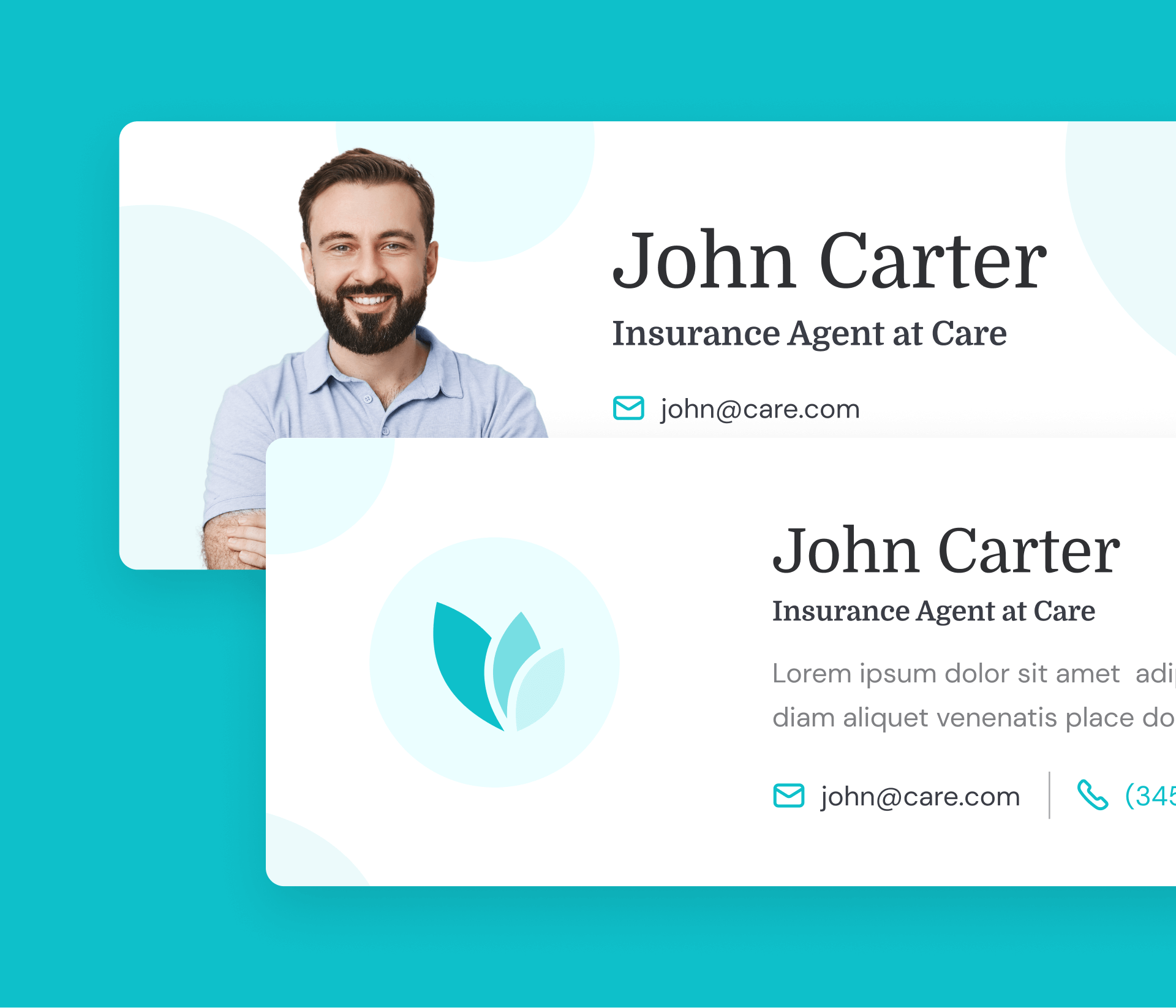 Care - Email Signature - Insurance Webflow Template