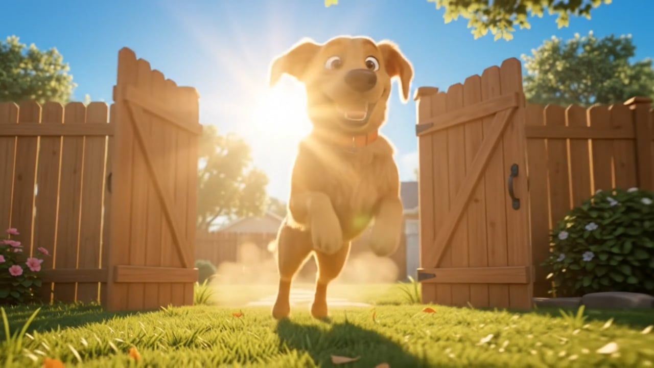 Clover AI jingle commercial still