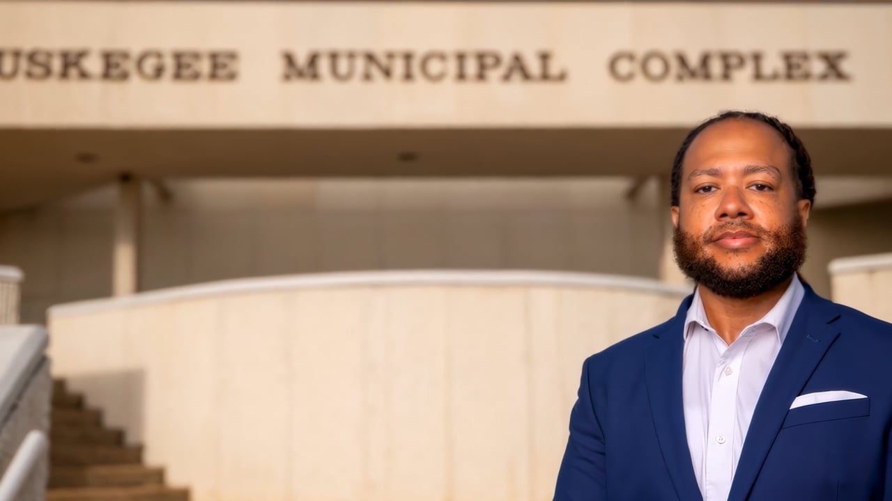 Chris Lee for Mayor AI campaign ad still