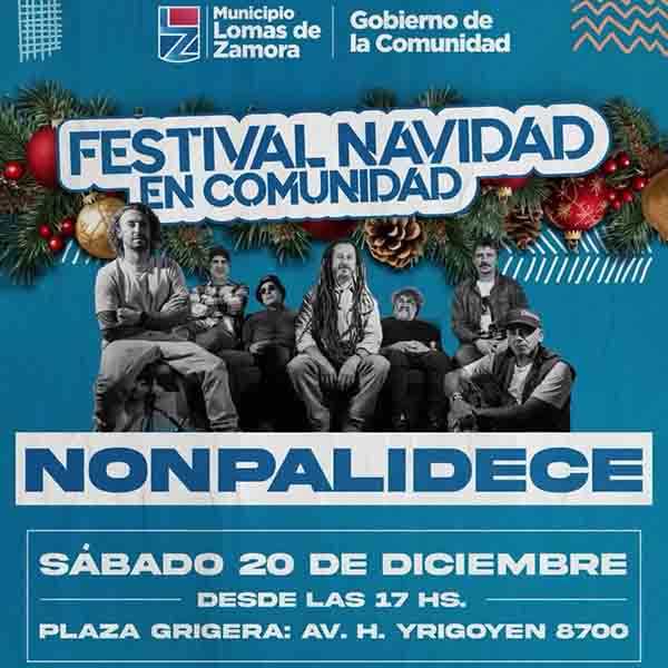 Nonpalidece 20 de diciembre Plaza Grigera Lomas de Zamora buenos aires comprar entradas