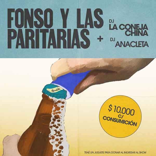 Fonso y Las Paritarias 23 de diciembre comprar entradas Niceto Club CABA