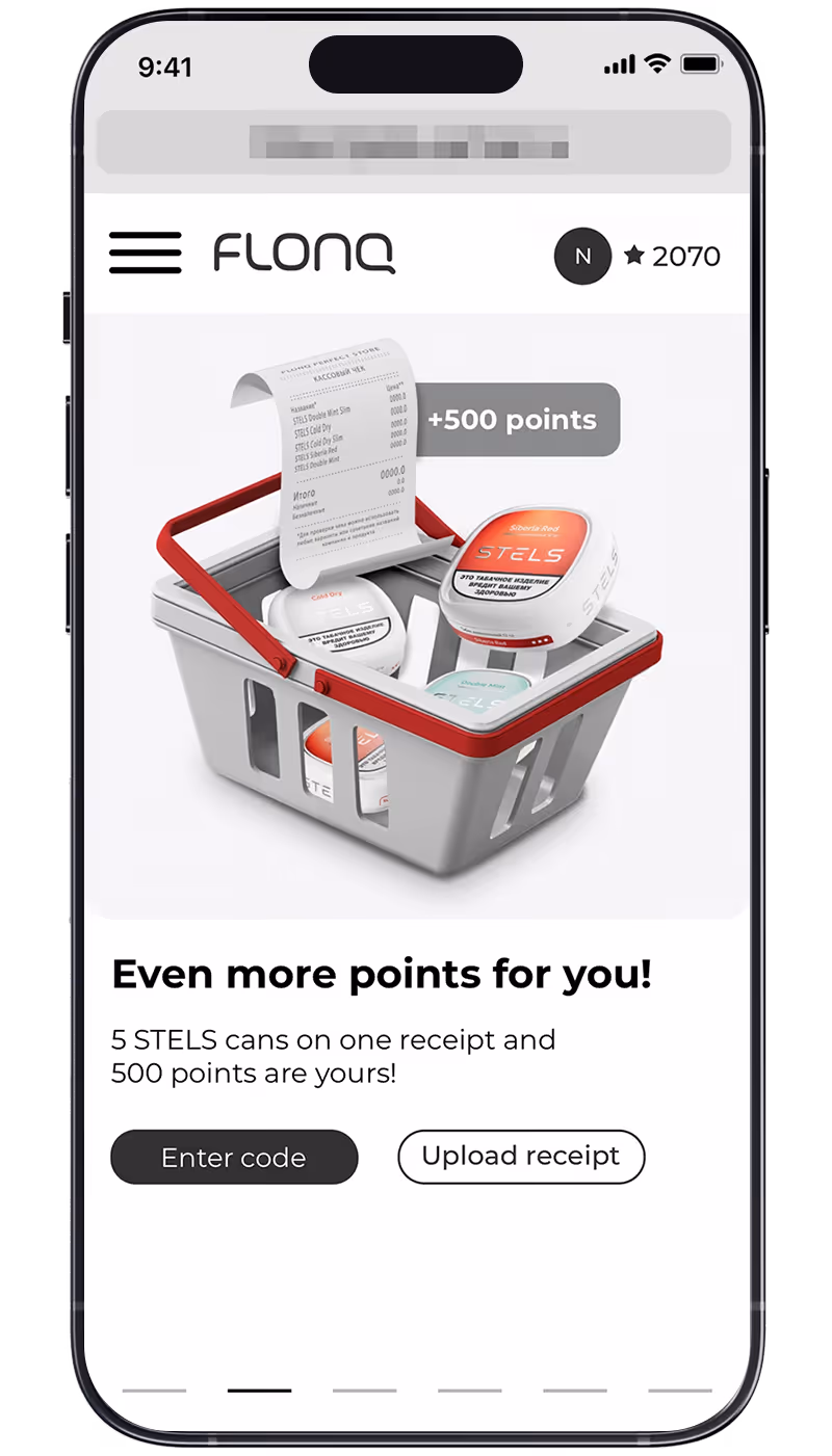 Stels 5-can bundle: +500 bonus points