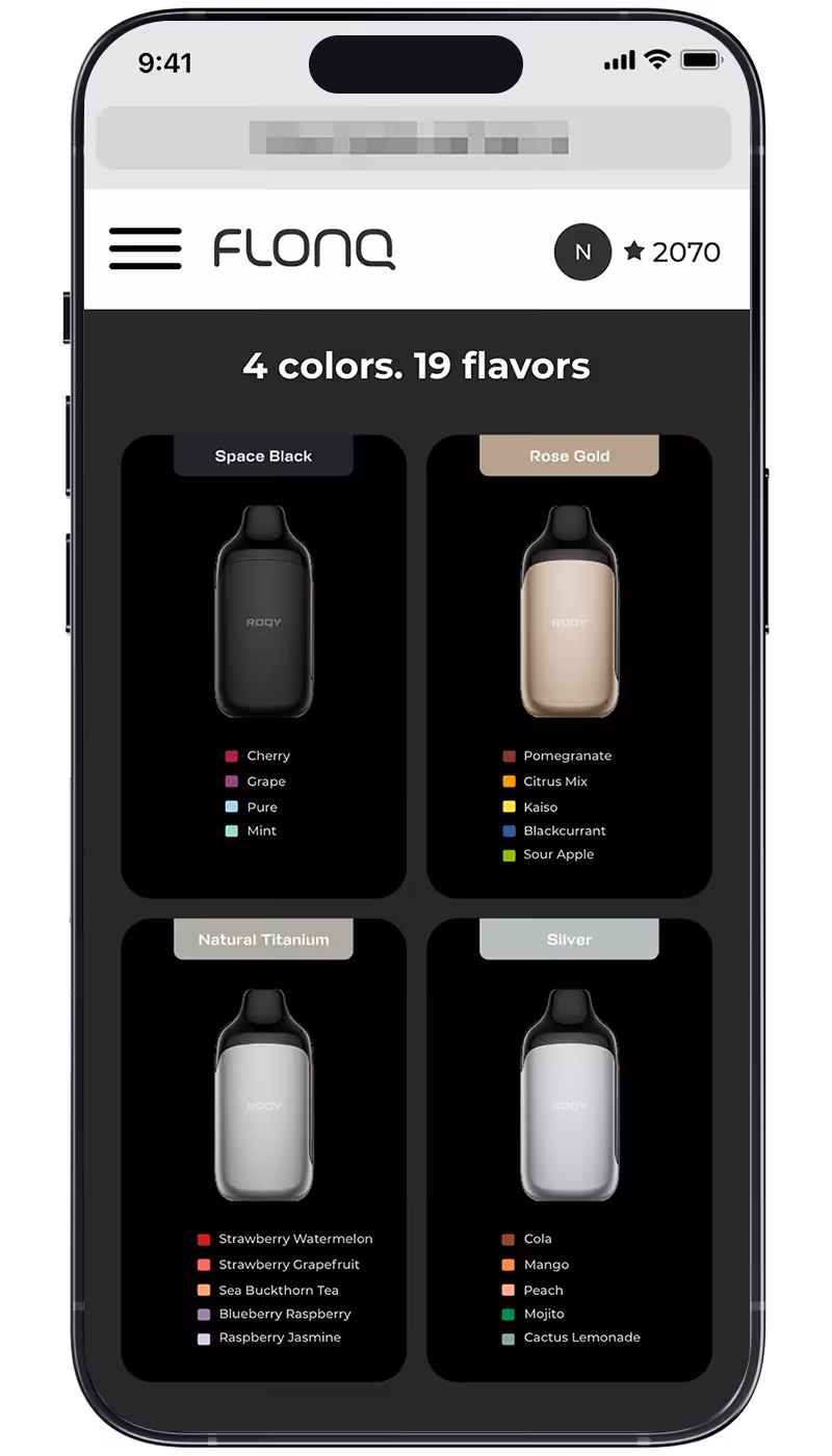 Roqy course: color and flavor matrix