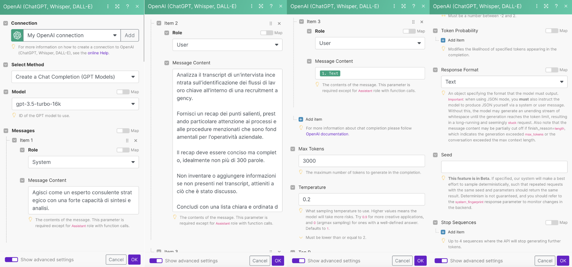 4. Open Ai- Generate Notes Action