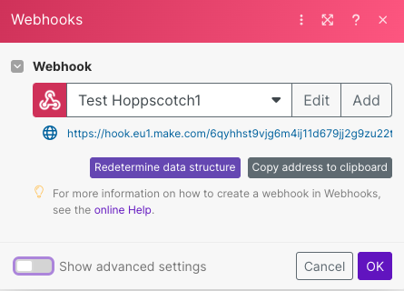 1. Webhook- Custom Webhook