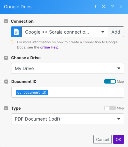 7. Google Docs- Download document