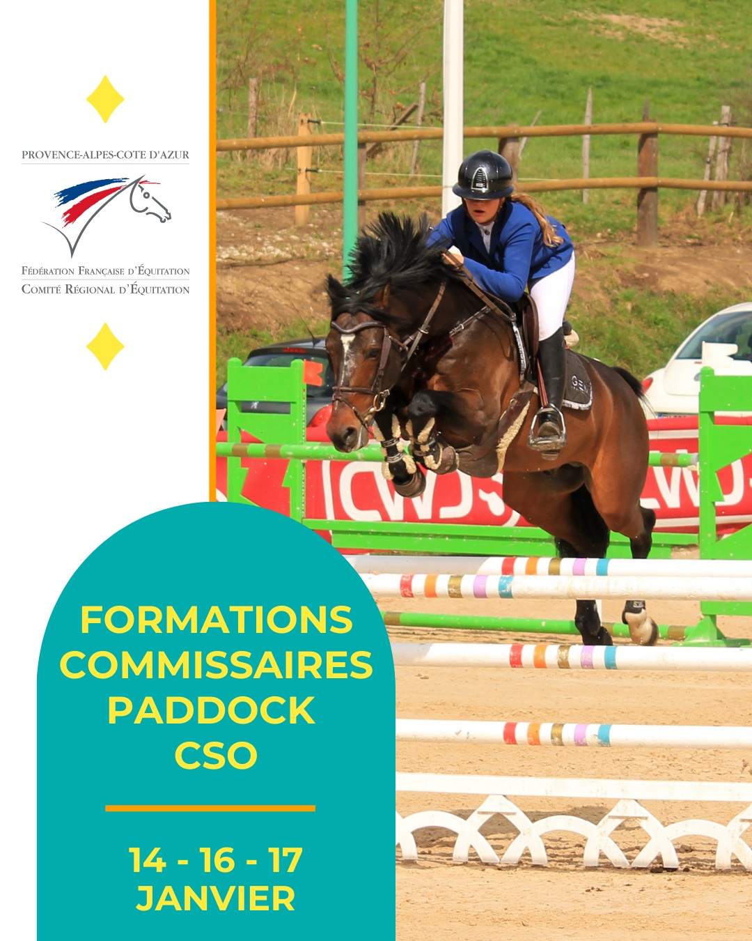 Formations Commissaires au paddock CSO