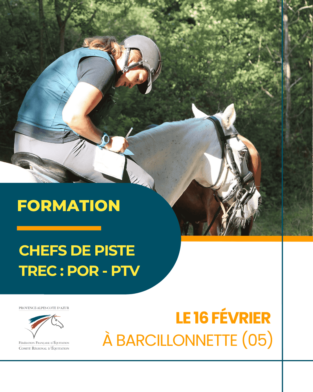 Formation Chefs de Piste TREC : POR / PTV 