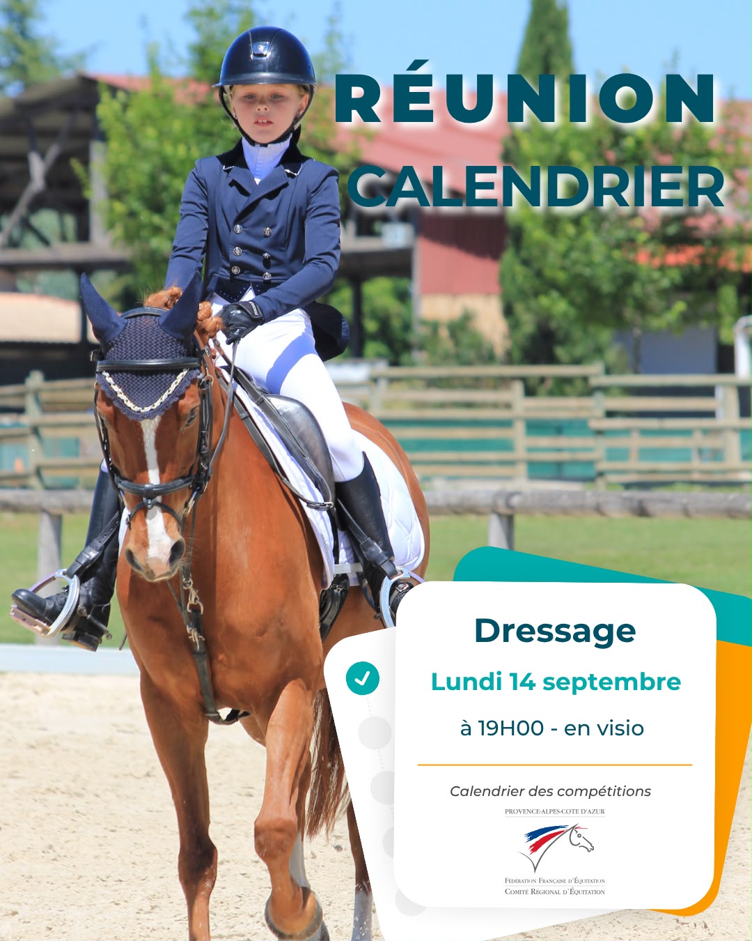 Réunion calendrier dressage 2027