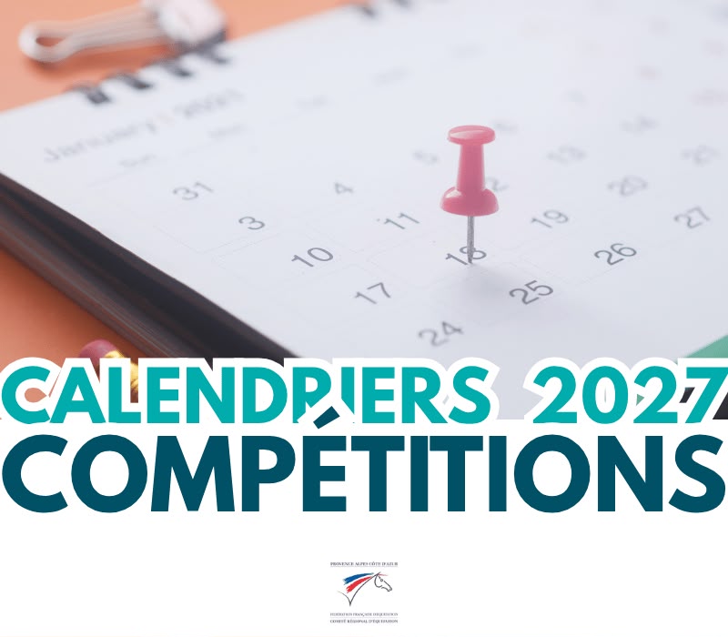 Calendriers prévisionnels des compétitions 2027