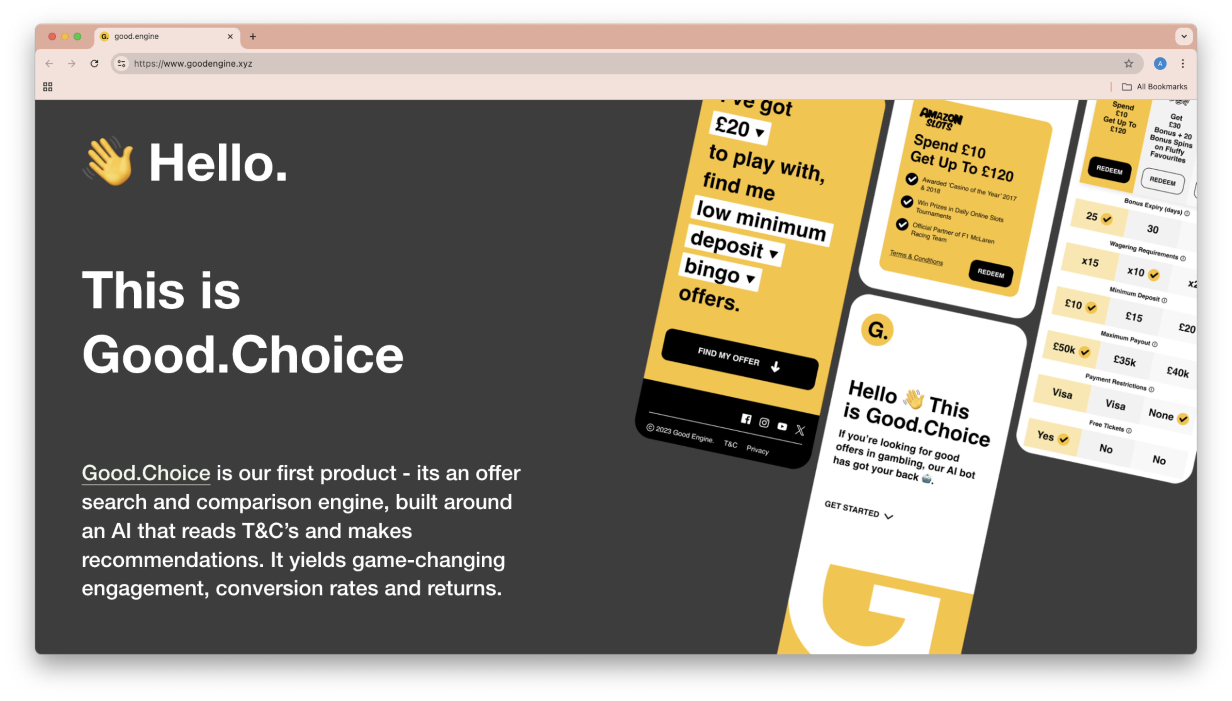 Call the Colonel - key visual for our experience prototype