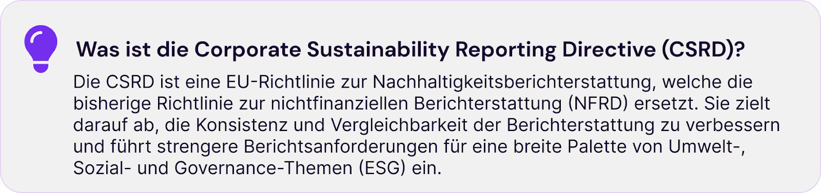 CSRD Definition Deutsch