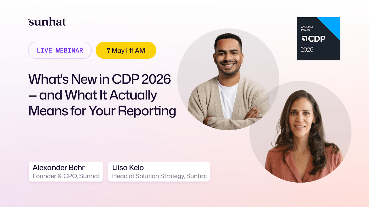 Cover image CDP Webinar: What's New in CDP 2026 — and What It Actually Means for Your Reporting