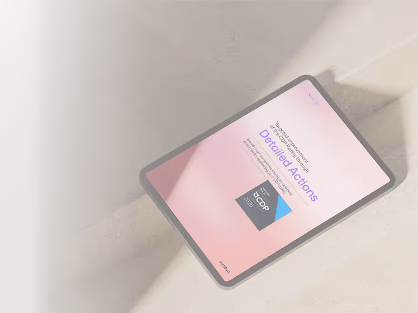 Preview thumbnail CDP checklist on a tablet