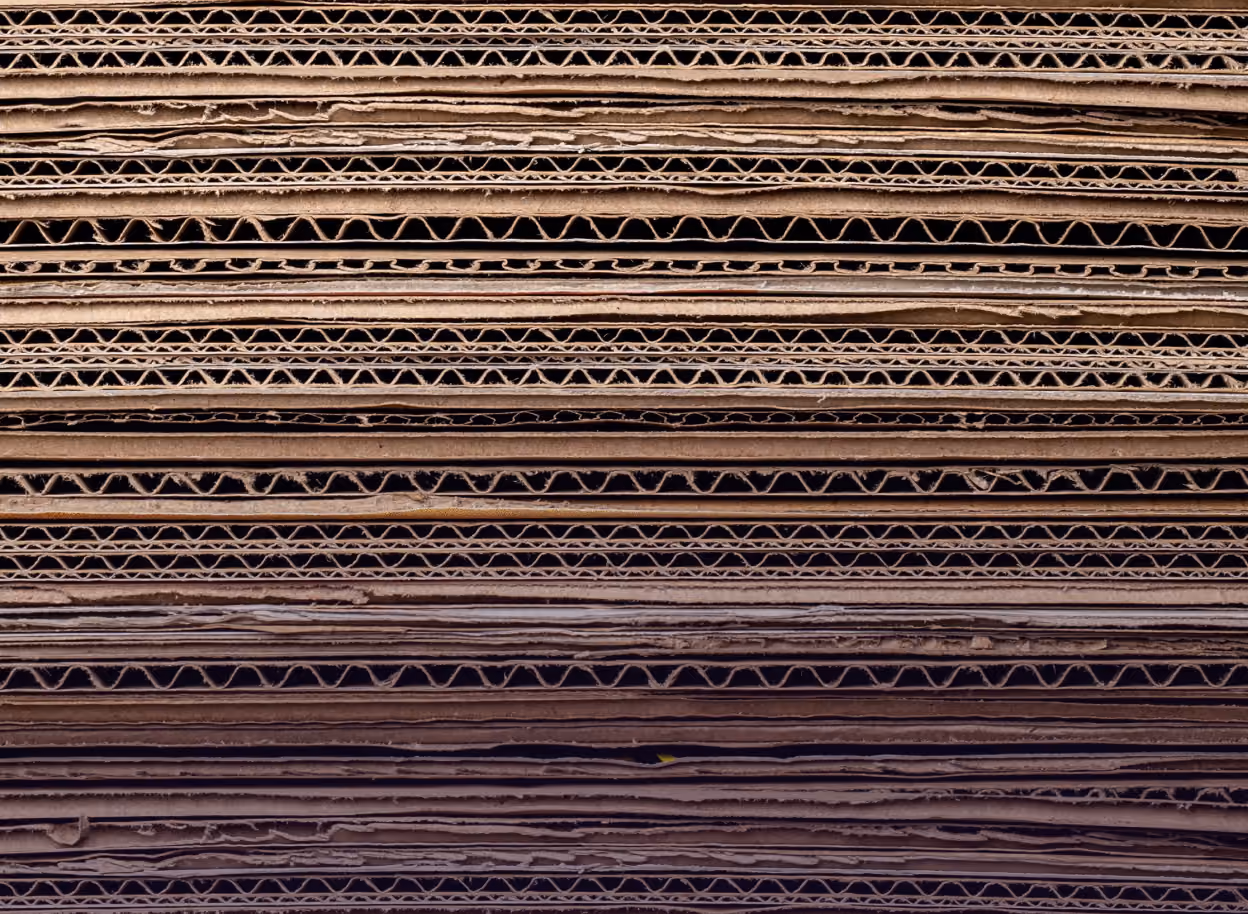 A collection of cardboard sheets on top of each other