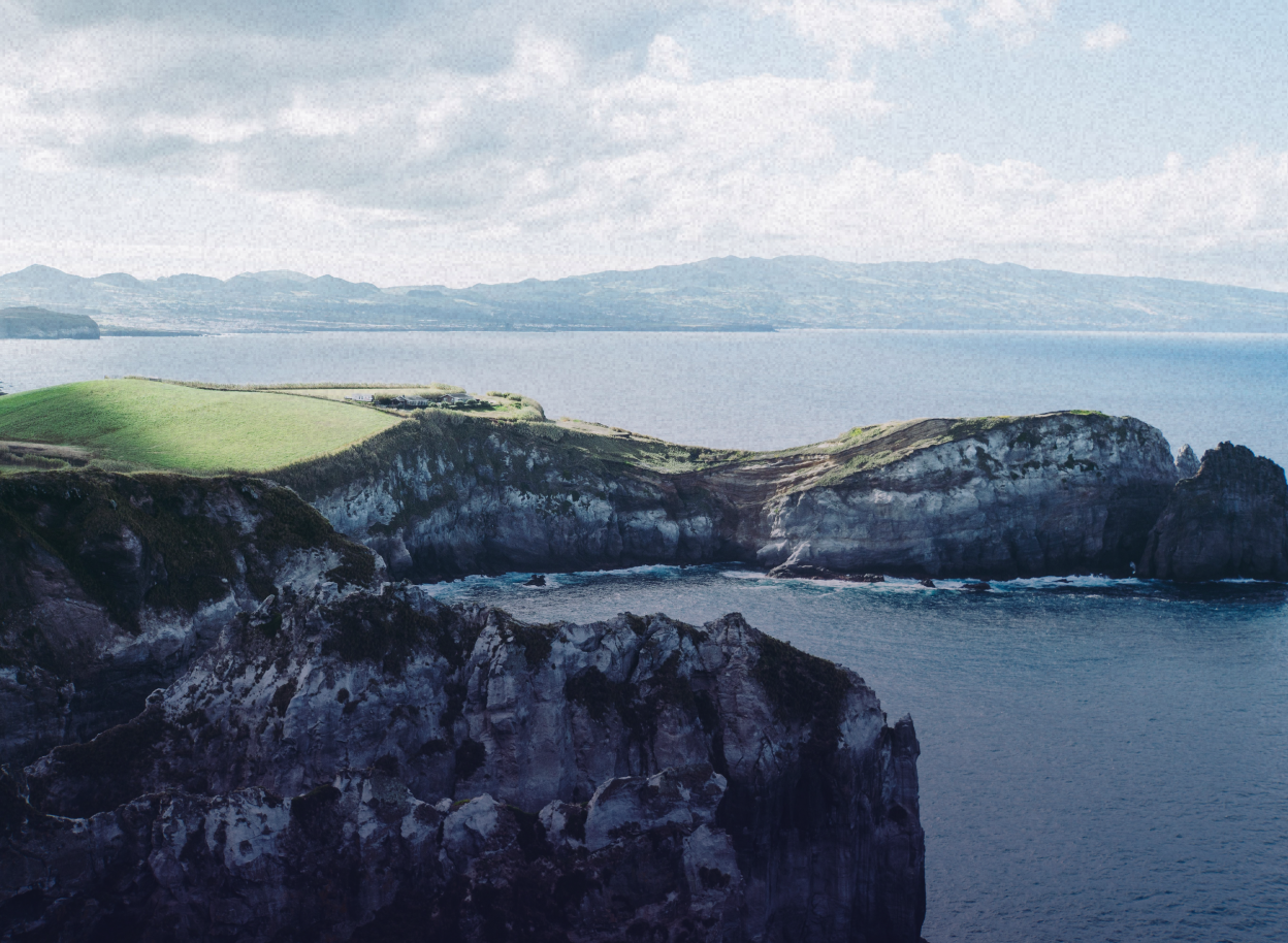 Coastline of Portugal with rocks and ocean