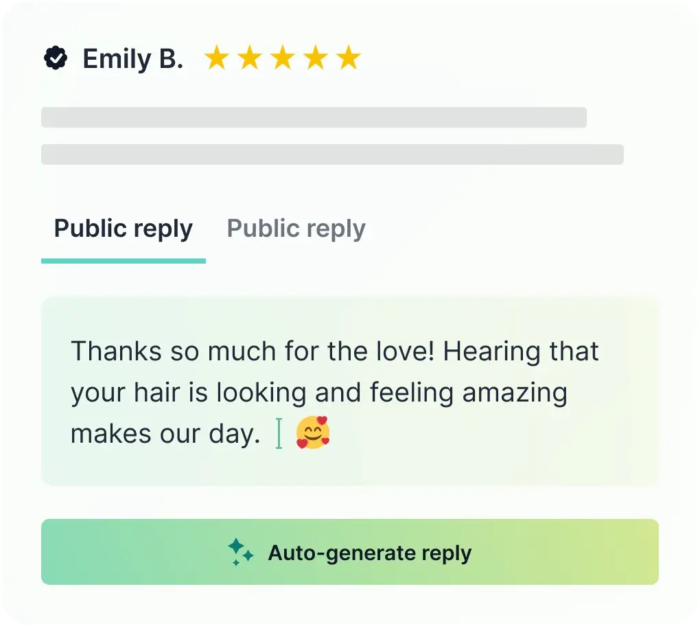 Enhance product pages with relatable reviews to increase visibility in Google Shopping and help customers make informed purchasing decisions.
