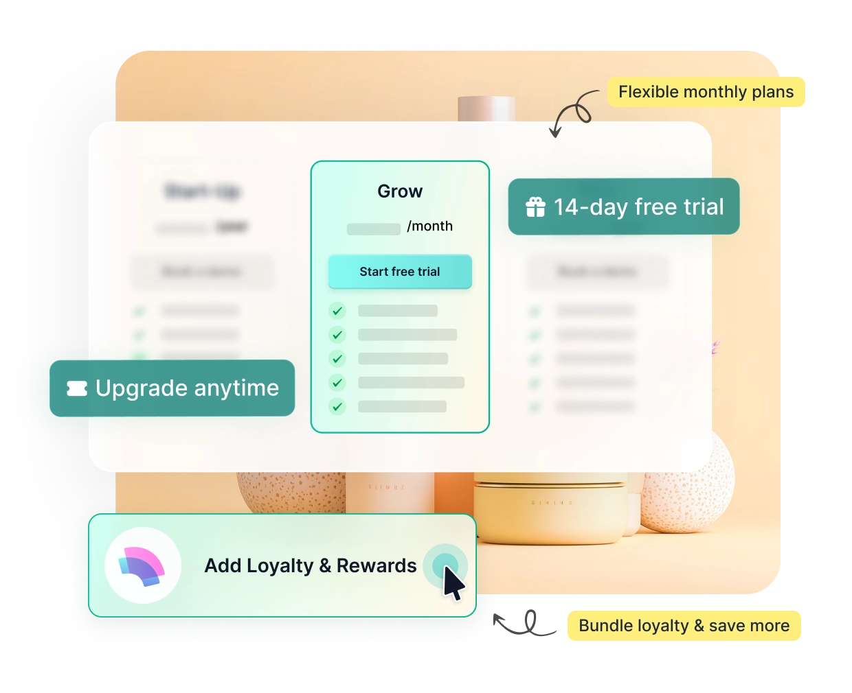 REVIEWS.io email review invitation and feedback form showing star rating, comments, and photo upload.