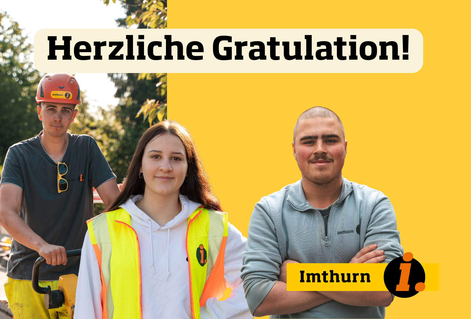 Herzliche Gratulation!