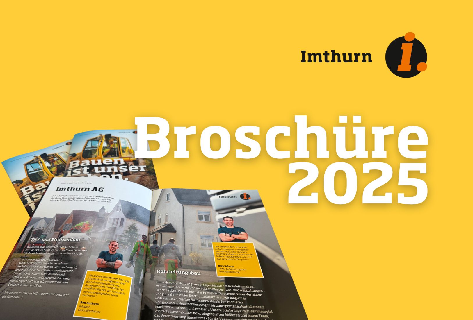Die neue Imthurn AG Broschüre ist da!
