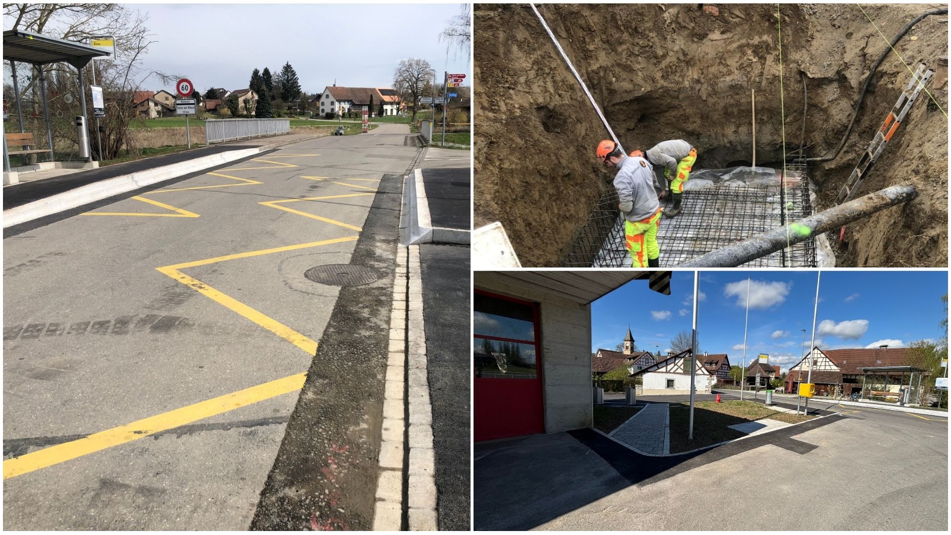 Buch, Bushaltestelle Brücke/ Gemeindestrasse