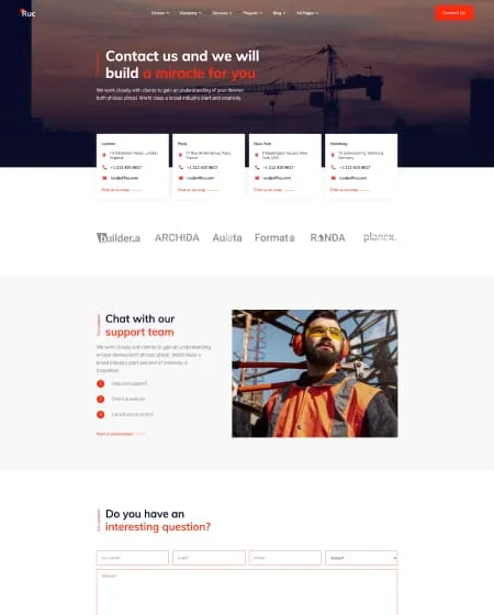 Project screens