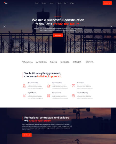 Project screens
