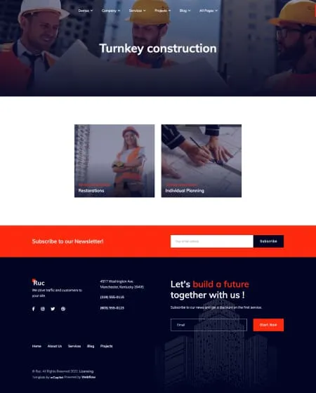 Project screens