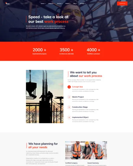 Project screens
