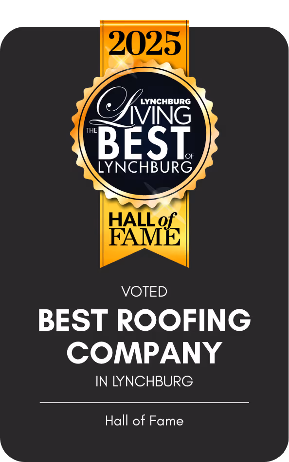 Cenvar Roofing is the best roofing company as voted by Lynchburg VA