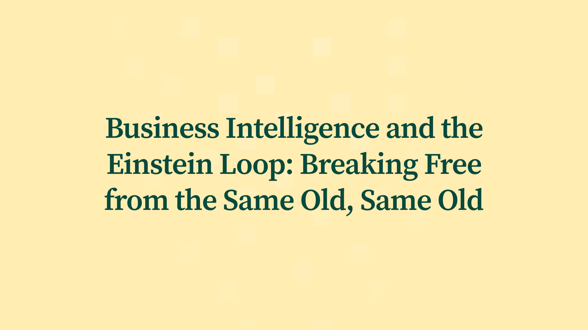 Traditional BI tools like Tableau, Power BI, and Looker improved data accessibility but not how businesses make decisions. Learn how AI-native analytics like Zenlytic break the Einstein Loop with true intelligent analytics.