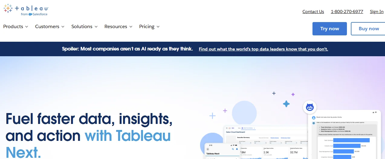 Tableau Homepage