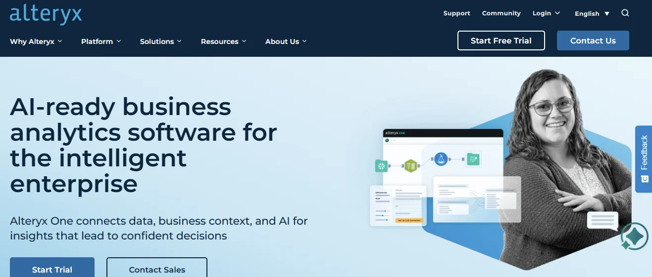 Alteryx Homepage