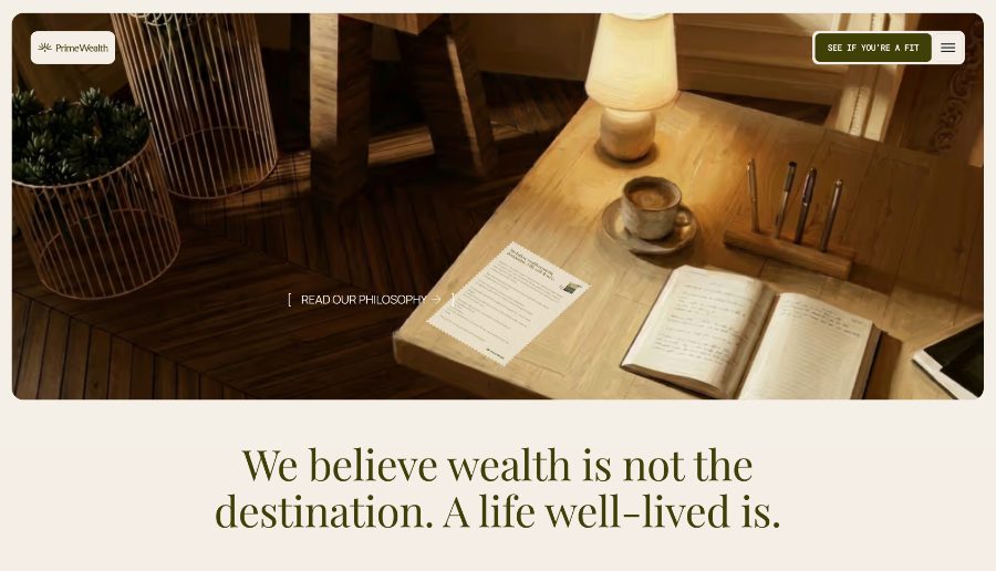 PrimeWealth website