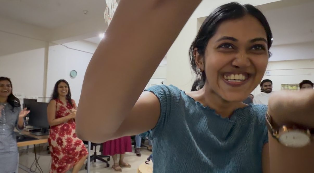Swathi's birthday at the studio