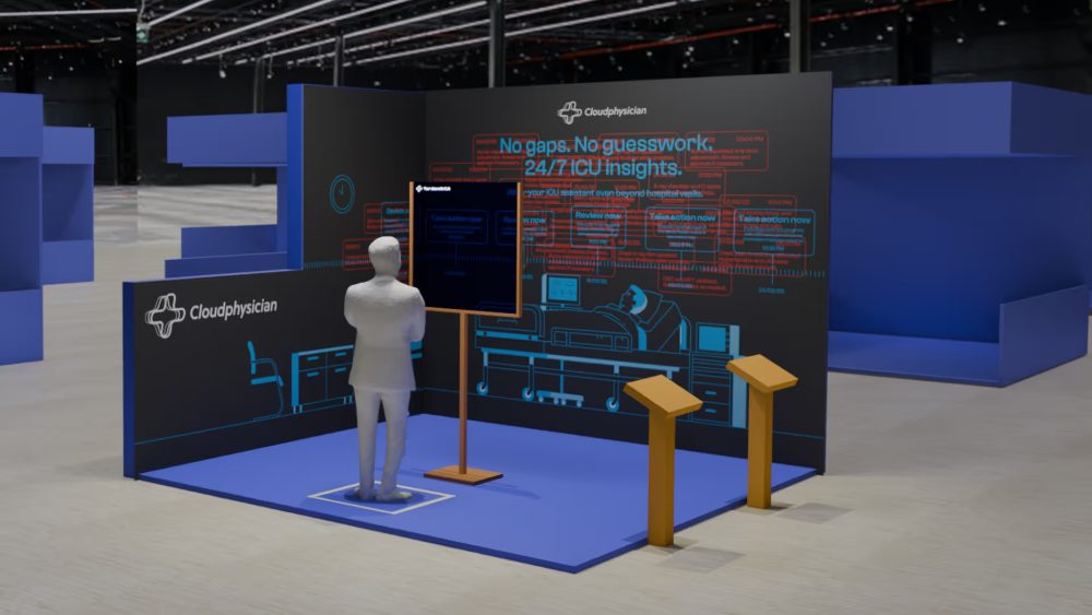 Cloudphysician booth design