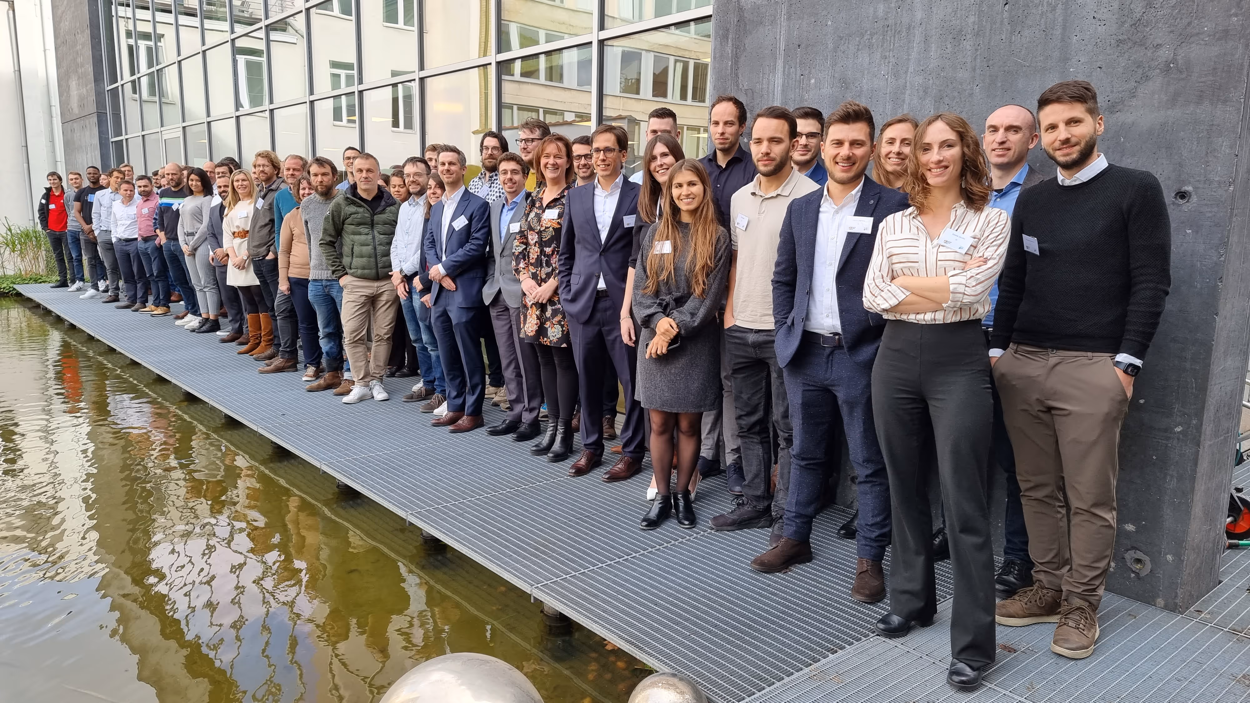 Group picture taken with the participating clients during the SynaptiQ Connect Days 2022