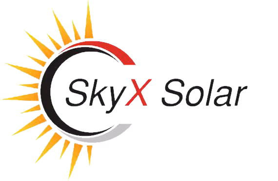 The SkyX Solar logo