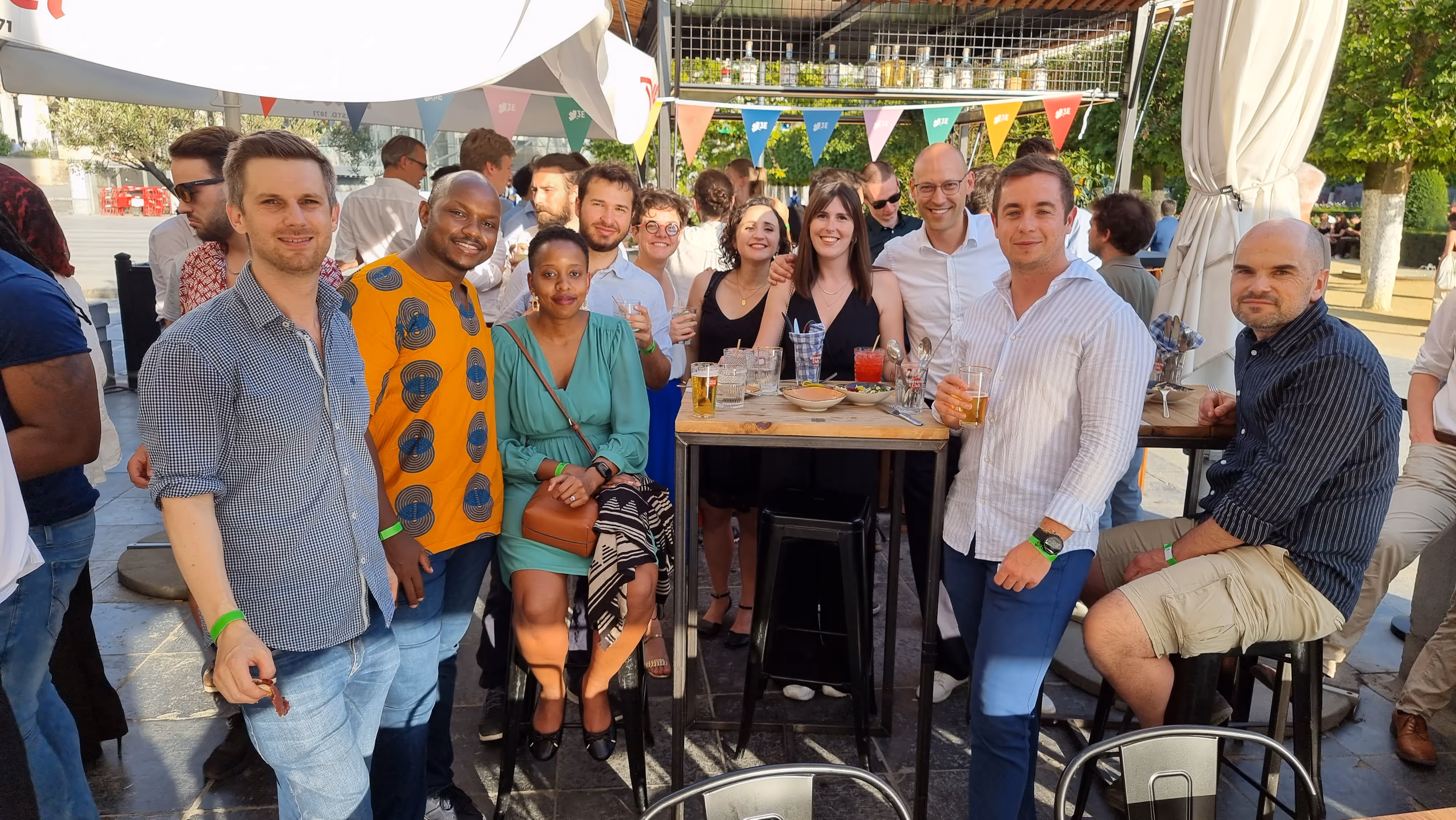 3E belgum employees during the summer gathering event